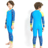 DIVE & SAIL LS-18822 Children Diving Suit Outdoor Sunscreen One-piece Swimsuit, Size: M(Boy Blue)