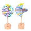 KBX-001 Rotating Decompression Stick Children Wooden Toys(Macaron)