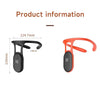 2150 Student Humpback Vibration Reminds With LCD Hanging Neck Corretor(Orange)