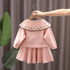 Autumn And Winter Girls Sweater + Half Skirt Knitted Set, Size:  100cm(Pink)