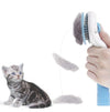Self-Cleaning Slicker Brush for Dogs & Cats - Pink, Fine Needles