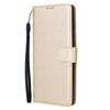 For Samsung Galaxy S25 Ultra 5G 3-Card Slots Multifunctional Leather Phone Case(Gold)