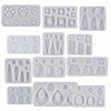 5pcs DIY Crystal Epoxy Earrings Silicone Mold Pendant Jewelry Mold, Spec: Cat Claw