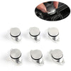 6 PCS 33mm Swirl Flap Flaps Delete Removal Blanks Plugs for BMW  M57 (6-cylinder)(Silver)