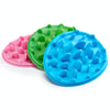 Slow Feed Dog & Cat Bowl, Silicone, Green, 30.5x22.5cm