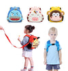 Animal Series SBR Kids Backpack School Bag With Traction Rope To Prevent Getting Lost(Panda)