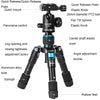BEXIN V30 Adjustable Aluminum Alloy Desktop Camera Tripod Mini Portable Folding Live Tripod(MS08-S)