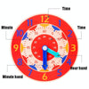 KBX-974 5 PCS Time Cognition Digital Clock Children Early Education Toy(Orange)