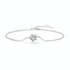 MSB001 S925 Sterling Silver Sparkle and Moissanite Bracelet