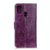 For Alcatel 3X 2020 Retro Crazy Horse Texture Horizontal Flip Leather Case with Holder & Card Slots & Photo Frame & Wallet(Purple)