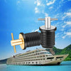 Marine Motorboat Deck Cross Drain Plug Screw, Size: Stainless Steel For 25mm