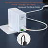 LDNIO A2620C PD3.0 65W USB Power Adapter Travel Charger with Type-C to Type-C Cable, EU Plug