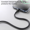 YESIDO CA110 1.2m 4A Type-C to Dual Type-C + Dual 8 Pin Charging Cable(Black)