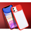 For iPhone 11 Sliding Camera Cover Design TPU Protective Case(Sky Blue)