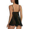 Sexy Perspective Mesh Girth Nightdress, Size:XL(Purple)
