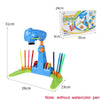 Children Multifunctional Projection Writing Drawing Board, without Watercolor Pen(Blue)