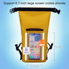 Swimming Touch Screen Mobile Phone Waterproof Bag Bicycle Waterproof Front Beam Bag(Blue)