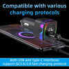 YQ3 66W Super Fast Charging 5 Port Rear Seat Extended Car Charger