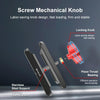 PULUZ Motorcycle Rearview Small Clamp CNC Metal Magic Arm Rod Mount (Black)