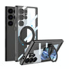 For Samsung Galaxy S23 Ultra 5G GKK Space Series Rotate MagSafe Shockproof Full Coverage Phone Case(Transparent Black)