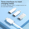 5 in 1 60W Multifunctional Fast Charging Data Cable Storage Box(White)
