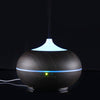10W 150mL Wood Grain Aromatherapy Air Purifier Humidifier with LED Light for Office / Home Room(Black)