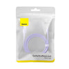 Baseus Pudding Series 2.4A USB to 8 Pin Fast Charging Data Cable, Length:1.2m(Purple)