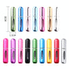 Portable Mini Aluminum Refillable Perfume Bottle Spray Empty Cosmetic Containers Atomizer, Capacity:5ml(Pink)