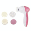 5 in 1 Beauty Care Brush Massager Scrubber Face Skin Care Electric Facial Cleanser