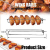 1pcs 304 Stainless Steel Outdoor Barbecue Chicken Wing Fork Grill BBQ Grill Tools