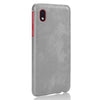 For Samsung Galaxy A01 Core / M01 Core Shockproof Litchi Texture PC + PU Case(Gray)