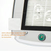 XJ-005 Car Solar Energy Negative Ion Smart USB Air Purifier (White)