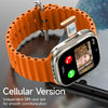 GS37 1.95 inch Screen Smart Phone Watch, 1GB+16GB, Android 9.0, Spreadtrum SL8541E, Network: 4G, Single Nano SIM, Front & Rear Camera(Orange Gold)