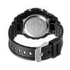 Skmei 1608 Multi-Function Student Electronic Watch Waterproof Timing Silicone Sports Watch(Black)