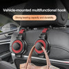 3 In 1 Car Seat Back Hanger for Cup and Phone Vehicle Seat Headrest Hooks(Red)