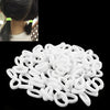 100 PCS Colorful Child Cute Rubber Hair Band(White)