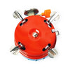 K-203 Portable Collapsible Outdoor Backpacking Camping Stove Butane Propane Burner for Gas Canisters