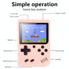 MK800 Doubles 3.0 inch Macaron Mini Handheld Game Console Built-in 800 Games(Green)