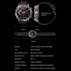 AK56 IP67 BT5.1 1.43inch Smart Watch Support Voice Call / Health Monitoring, Style:Pearl Steel Strap(Black)