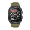HAMTOD T3 1.95 inch Three Defenses Sport Smart Watch, Support BT Call / Sport Modes / Sleep / Heart Rate / Blood Oxygen / Blood Pressure Monitoring(Army Green)