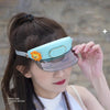 GL130-133 Outdoor Fan Cap Leafless Mute USB Portable Camping Mini Fan(Love Dragon)