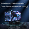 Havit A20 Plus Colorful Ambient Light Wired Computer Audio Stereo Surround Sound Speaker, Style: Black