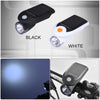 3W 240LM USB Solar Energy Motorcycle / Bicycle Front Light (Black)