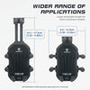 Outdoor Motorcycle Aluminum Alloy Shock-absorbing Mobile Phone Holder(Handlebar Model)