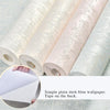Simple Non-Woven Fabric Bedroom Living Room Plain Wallpaper Self-Adhesive 3D Stereo Imitation Diatom Mud Wallpaper, Specification: 0.53 x 3 Meters(714-3 Light Pink)