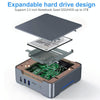 GK3V Pro Windows 11 Pro Mini PC, Intel Celeron N5105 CPU, Memory:16GB+256GB(US Plug)