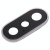 iPhone X Rear Camera Lens Ring (Silver) Replacement