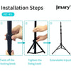 JMARY MT45 Cell Phone Clip Camera Mount Holder Telescopic Selfie Stick Outdoor Tripod Stand