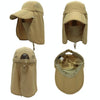 outfly 360 Degree Anti-Ultraviolet Hat Quick Drying Sun Cap, Size: Adjustable(Adult Khaki)
