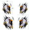 Tear Eagle 3D Car Sticker Scratch Covering Body Pull Flower Sticker, Style: Left (28.5x38cm)